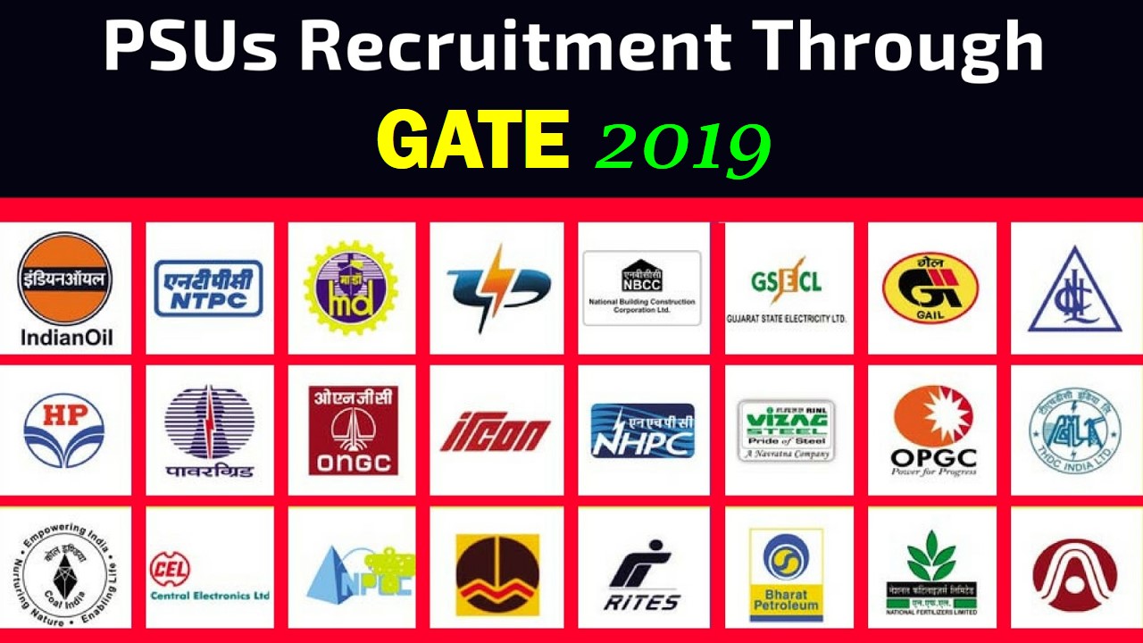 You are currently viewing PSUs Recruiting through GATE 2019 | PSUs GATE Cutoffs | PSUs Eligibility | PSUs age criteria | PSUs Selection procedure